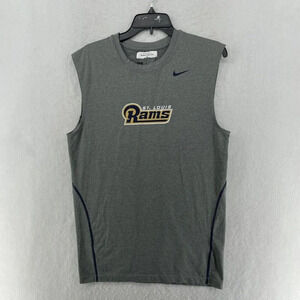 St. Louis Rams Player Worn Tank 3XL Mitchell Van Dyk Practice Shirt NFL Nike
